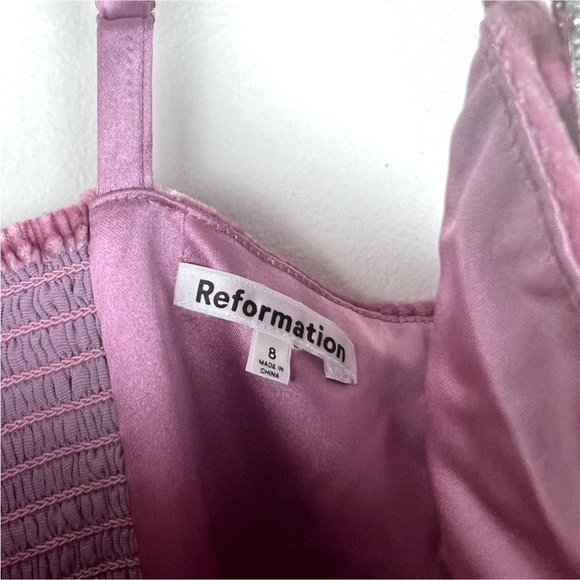 Reformation Desiree Velvet Rhinestone Top - Picture 4 of 16